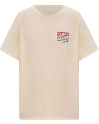 Maison Margiela - Logo-Print T-Shirt - Lyst