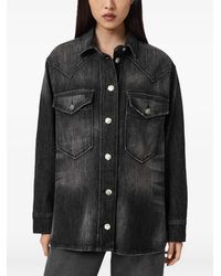 AllSaints - Bryn Buttoned Pocket Shirt - Lyst