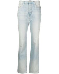 KENZO - Japanese High-waisted Straight-leg Jeans - Lyst