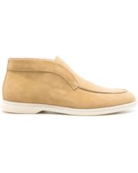 SCAROSSO - Leonarda Suede Ankle Boots - Lyst