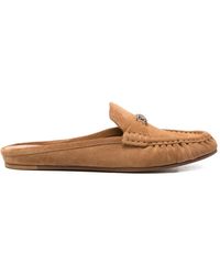 Casadei - Renna Mules Aus Wildleder - Lyst