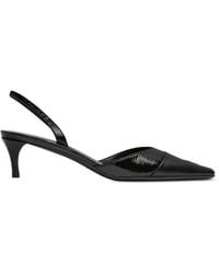 Courreges - Vinyl-Toe Cap Slingback Pumps - Lyst