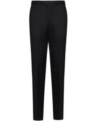 ZEGNA - Tapered-Leg Wool Tailored Trousers - Lyst