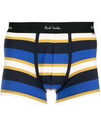 Paul Smith Shorts mit Logo-Bund - Blau