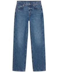 Reformation - Vaqueros Val 90S Con Trabillas - Lyst