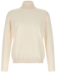 Zanone - Roll-Neck Ribbed-Trim Sweater - Lyst