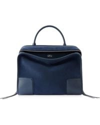 Loewe - Large Amazona 180 Suede Leather Tote Bag - Lyst