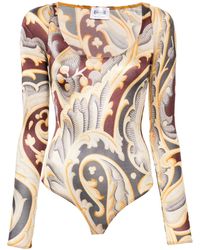 Wolford - X Etro Body Met Paisley-Print - Lyst