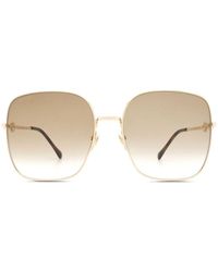 Gucci - Horsebit-Embellished Oversized Sunglasses - Lyst