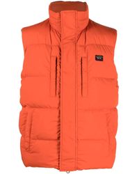 Paul & Shark - Gilet Matelassé À Patch Logo - Lyst