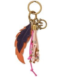 Pinko - Sleutelhanger Met Kwastje En Veren - Lyst