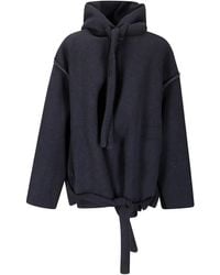 OTTOLINGER - Drawstring-Hood Laser-Cut Jacket - Lyst