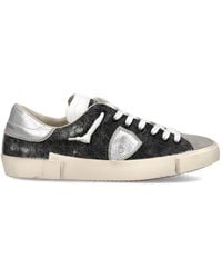 Philippe Model - Prsx Low Sneakers Mit Metallic-Einsätzen - Lyst