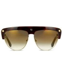 Tom Ford - Sonnenbrille Mit Geometrischem Gestell - Lyst
