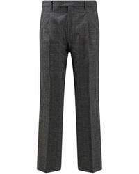 Germano 1952 - Check-Pattern Pleated Trousers - Lyst