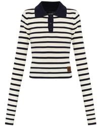 DSquared² - Striped Long-Sleeve Polo Shirt - Lyst