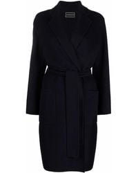 10 Corso Como - Belted Single-Breasted Coat - Lyst