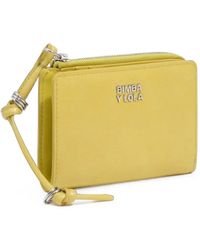 Bimba Y Lola - Lemon Leather Compact Purse - Lyst