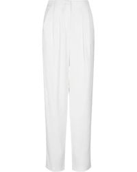 Giorgio Armani - Button-Fastening Trousers - Lyst