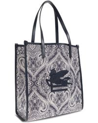 Etro - Medium Love Trotter Paisley-Pattern Tote Bag - Lyst