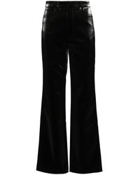 ROTATE BIRGER CHRISTENSEN - Faux-leather Straight Trousers - Lyst