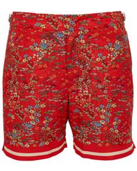 Orlebar Brown - Bulldog Floral-print Swim Shorts - Lyst