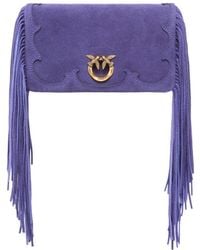 Pinko - Love Bag Click Soft Horizontal Mini Crossbody Clutch - Lyst