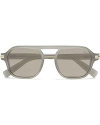 Zegna - Aurora Ii Pilot-frame Sunglasses - Lyst