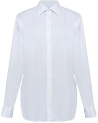Giorgio Armani - Classic-Collar Button-Up Shirt - Lyst
