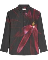 Dries Van Noten - Chemise En Coton À Fleurs - Lyst
