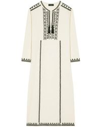 Alanui - Akasha Embroidered Cotton-blend Dress - Lyst