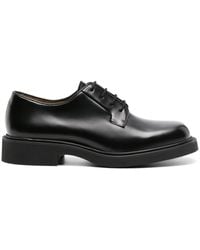 Sandro - Square-toe Leather Derby Shoes - Lyst