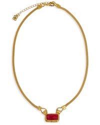 Ottoman Hands - Ruby-Pendant Necklace - Lyst