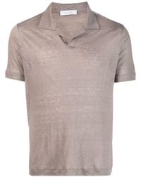Cruciani - Lined Short-sleeved Polo Shirt - Lyst