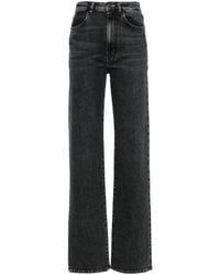 3x1 - Kate Straight-Leg-Jeans mit hohem Bund - Lyst