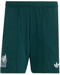 adidas - Mexico 25 Away Logo-Patch Shorts - Lyst