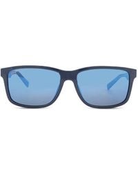 Ferragamo - Lunettes De Soleil À Monture Rectangulaire - Lyst
