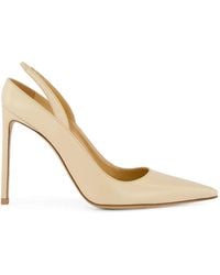 Francesco Russo - Slingback Pointed Pumps - Lyst
