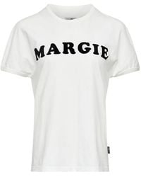 MM6 by Maison Margiela - Margie Printed Short-Sleeved T-Shirt - Lyst