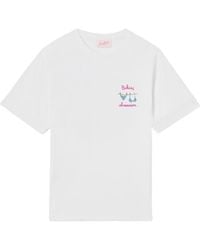 MC2 Saint Barth - Emilie Embroidered T-Shirt - Lyst