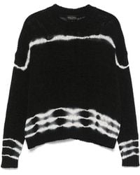 Roberto Collina - Maglione Con Effetto Candeggiato - Lyst