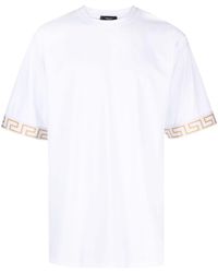 Versace - T-shirt greca gym - Lyst