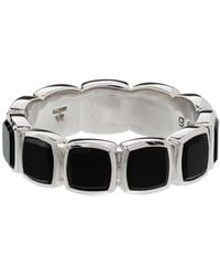 Tom Wood - Onyx Embellished Band Ring - Lyst