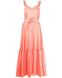 forte_forte - Tied-Waist Tiered Dress - Lyst