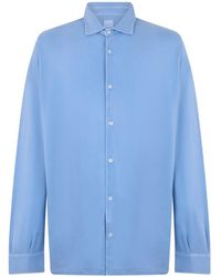 Fedeli - Long-Sleeve Cotton Shirt - Lyst