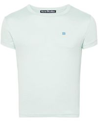Acne Studios - Face Logo-appliqué Cotton T-shirt - Lyst