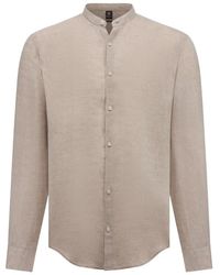 BOGGI - Regular-Fit Linen Shirt - Lyst