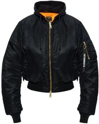 Vetements - Hooded Bomber Jacket - Lyst