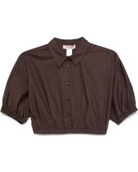 Twinset - Cropped Blouse - Lyst