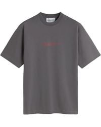 LES HÉRITIERS - Logo-Print T-Shirt - Lyst